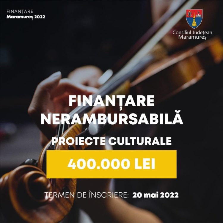 S-a dat startul la depunerea proiectelor de finanțare nerambursabilă pentru cultură