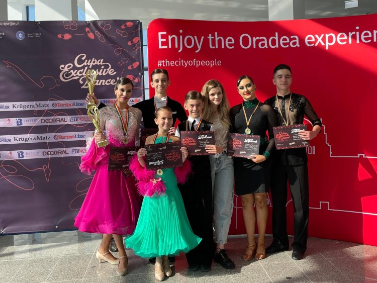 Podium la Oradea pentru dansatorii Clubului Medio Monte din Baia Sprie – foto