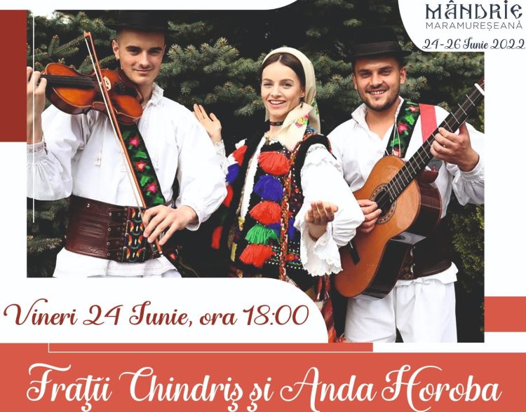 Fraţii Chindriş şi Anda Horoba, pe scena evenimentului MândrIE maramureșeană