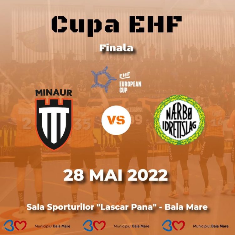 Handbal masculin. Tragere la sorţi. Returul finalei EHF se joacă în Baia Mare, cu trofeul pe masă!