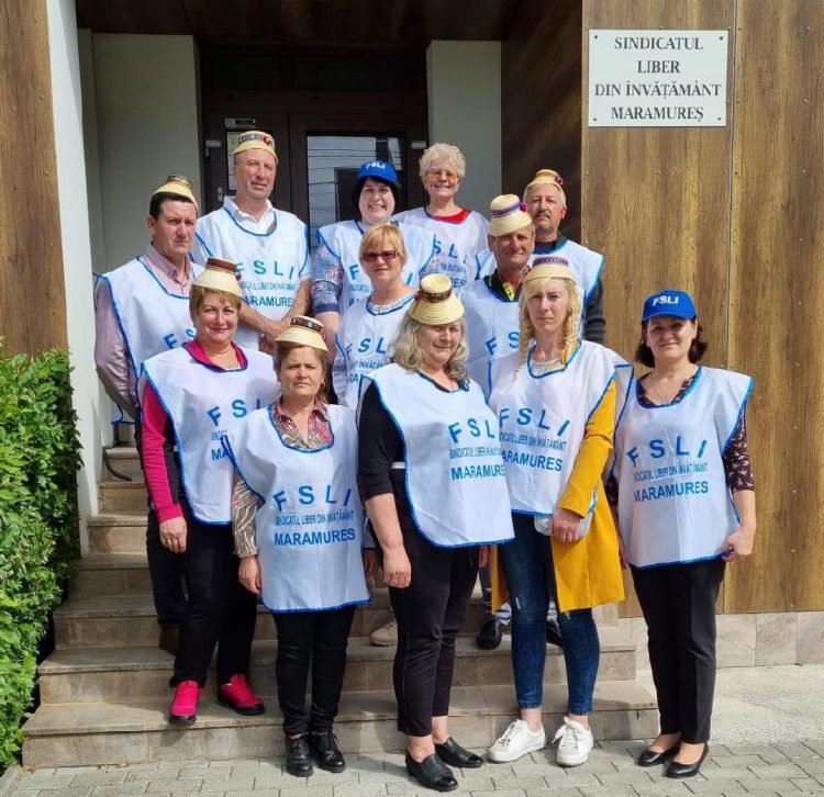 Reprezentanții SLI Maramureş participă la pichetarea sediului Guvernului României