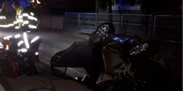 Accident mortal pe DN 17: Un tânăr și-a pierdut viața, iar o fată de 19 ani este grav rănită