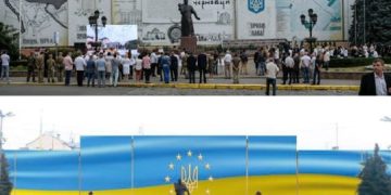 În plin război cu Rusia, autoritățile ucrainene au început înlăturarea simbolurilor românești din Cernăuți