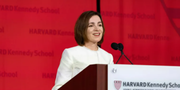 Maia Sandu, discurs ovaționat de absolvenții de la Harvard