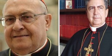 Eminența Sa Cardinal Leonardo Sandri, alături de Nunțiul Apostolic Miguel Maury Buendía, în vizită la centrele de refugiați din Eparhia de Maramureș