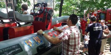 Pompierii maramureșeni, alături de copii cu ocazia zilei de 1 iunie