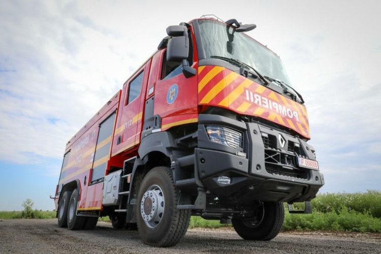 Parcul auto al ISU Maramureş, reînnoit cu o autospecială de stingere nouă