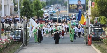 Imagini impresionante de la Procesiunea de Rusalii din Baia Mare