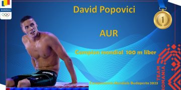 Aur, David Popovici!