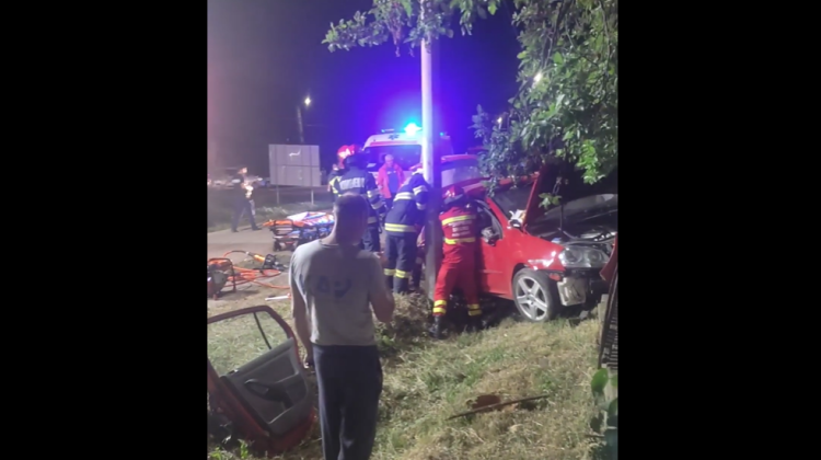 Seara accidentelor în Maramureș: Impact puternic în Seini cu persoane încarcerate