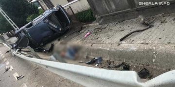 Șoferul unui autoturism înmatriculat în Maramureș s-a răsturnat cu mașina în Cluj. Pasagerul din dreapta nu purta centură de siguranţă