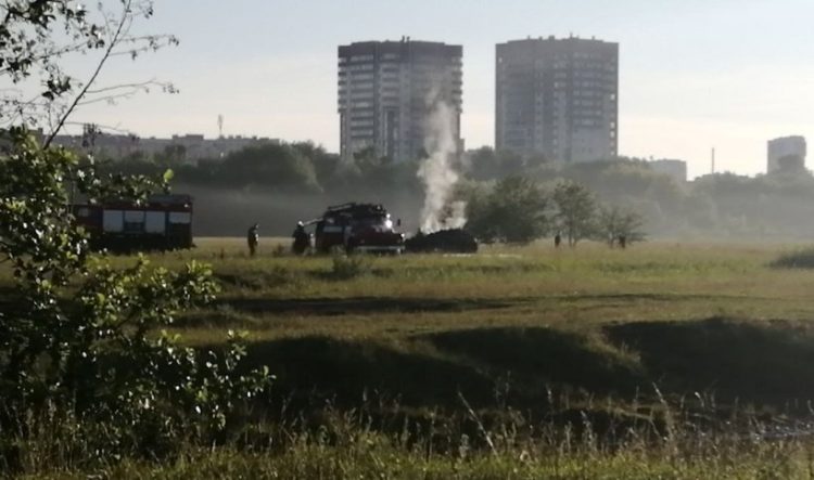 Un avion militar s-a prăbușit în apropiere de Moscova