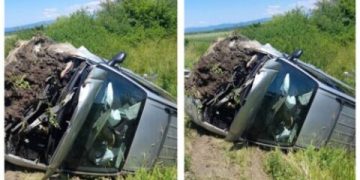 DN 1C blocat. Accident între Șomcuta Mare și Satulung după ce un șofer a adormit la volan