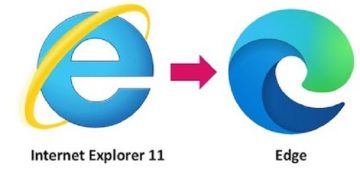 Browserul Internet Explorer,  înlocuit după 27 de ani de la lansare