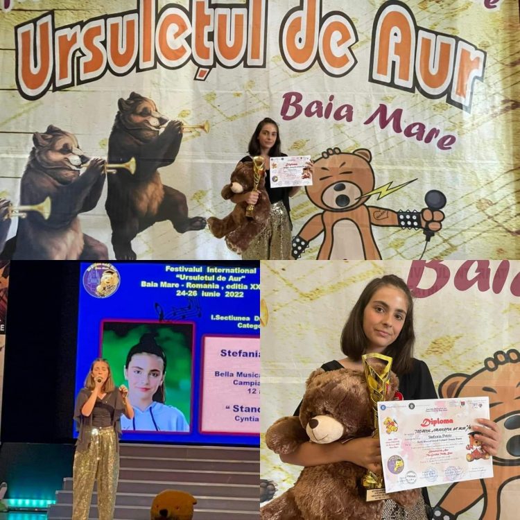 Ștefania Petric, prestație de excepție la Festivalul Național de Interpretare de la Baia Mare