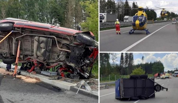 Trei români au murit într-un accident rutier petrecut în Cehia