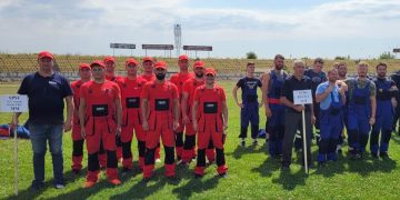 Echipajele Serviciilor Voluntare și Private pentru Situații de Urgență din Maramureş, pe podium la concursul din Turda