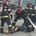 Incendiu cu două victime surprinse în interiorul unei hale de producţie. A fost un exerciţiu al pompierilor băimăreni