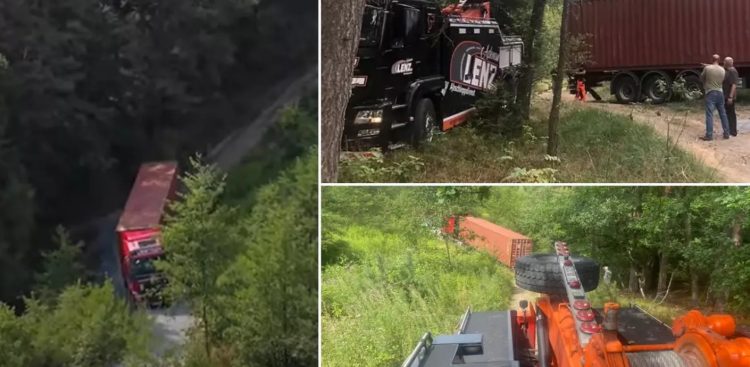 Un TIR abandonat de un român în Germania, a fost recuperat de o firmă din Maramureș
