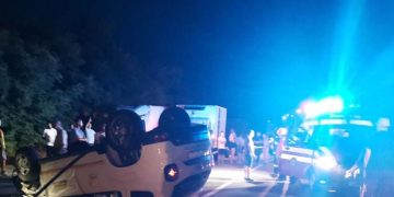 Accident grav în Câțcău: Un maramureșean a pus mașina pe plafon