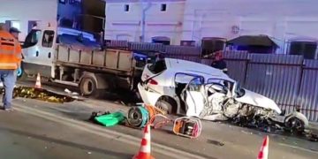 Detalii din anchetă. Şoferiţa care a omorât patru muncitori în accidentul de la Iaşi conducea cu aproape 150 de km/h şi avea o alcoolemie record