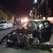 Accident spectaculos în Vișeu: Bine că a scăpat cu viață