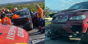 Accident tragic pe Dura. Un bărbat de 53 de ani şi-a pierdut viaţa, o mamă cu cei doi copii au ajuns la spital