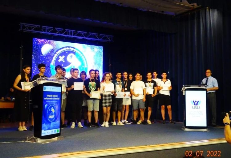 AVALANȘĂ DE MEDALII pentru elevii Colegiului National Vasile Lucaciu la Olimpiada Națională de Astronomie și Astrofizică 2022