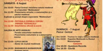 În zilele de 6 și 7 august va avea loc cea de-a XI-a ediție a Festivalului Medieval ”Eternul Maramureș”