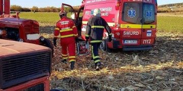 Accident mortal în județul vecin. Bărbat decedat după ce a fost prins sub un utilaj agricol