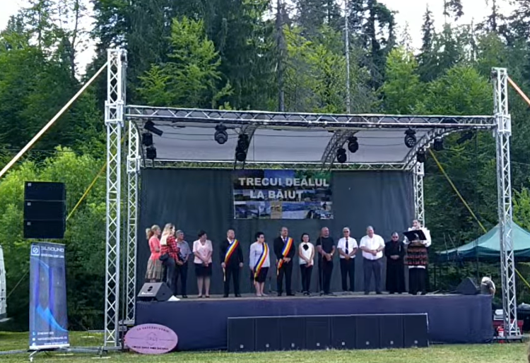 Walter Übelhart, cetățean de onoare al Comunei Băiuț. VIDEO