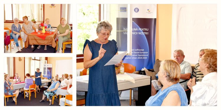 Seniorii care frecventează Centrul de zi Baia Mare al Organizației Caritas, informaţi despre cum să-ţi protejeze sănătatea pe timp de caniculă