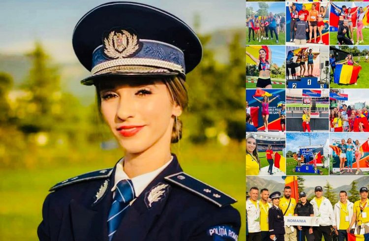 Denisa are 26 de ani, este polițistă și a câștigat „doar” 3 medalii de aur, 1 de argint și 1 de bronz la Mondialul din Rotterdam