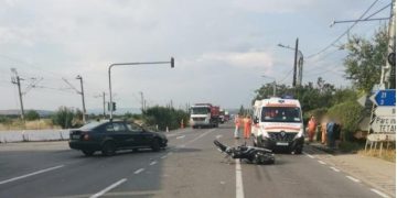 Motociclist rănit într-un accident petrecut în Jucu