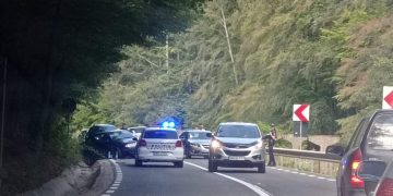 Accident la intrare în Cavnic. Trafic blocat