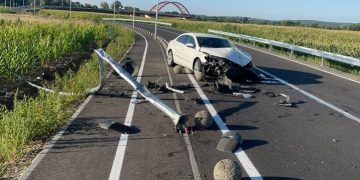 Grav accident la Seini, lângă pod. Accident şi pe Mărgeanului