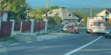 Maşină în şanţ în Baia Sprie, două victime