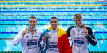 Tricolorul românesc absent de la premierea lui David Popovici. Fantasticul sportiv român a găsit o soluție