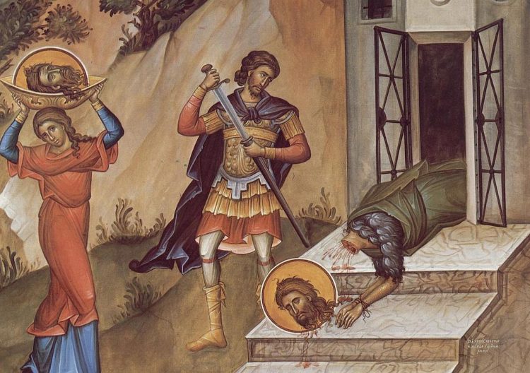 Sărbătoare cu cruce roşie pentru creştini de Tăierea Capului Sfântului Ioan Botezătorul