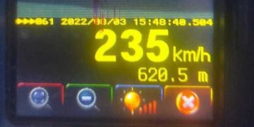 MAŞINA ÎN CARE SE AFLA ARHIEPISCOPUL TOMISULUI, ÎNREGISTRATĂ DE RADAR CU 235 KM/H