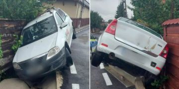 Un șofer aflat aproape de comă alcoolică s-a urcat la volan și a ajuns în șanț