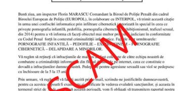 ATENŢIE, campanie falsă pe internet! Infractorii cibernetici trimit mailuri în numele Poliției Române