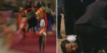 Incident la Westminster Hall. Un bărbat a fost reținut pentru că a atins sicriul Reginei Elisabeta a II-a