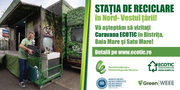 Stația de Reciclare ajunge în Baia Mare. Caravana ECOTIC se va afla în 3-5 octombrie, în Piaţa Cetăţii