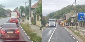 Accidente rutiere la Valea Chioarului şi Şomcuta Mare. Două autovehicule în şanţ – foto