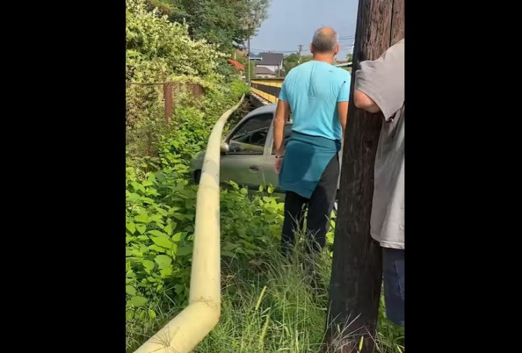 Accident pe DN 1C, în Tăuții Măgherăuș. VIDEO