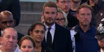 David Beckham a stat la coadă 13 ore pentru a-i aduce omagiu reginei Elisabeta a II-a la Westminster Hall