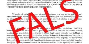 Mesaje false în numele Jandarmeriei! Nu accesați link-urile sau fișierele atașate!