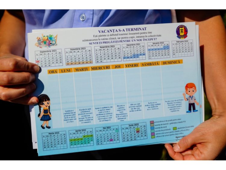 Poliția Română derulează în această perioadă campania Vacanța s-a terminat. Sunteți pregătiți pentru un nou început?
