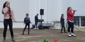 Spectacol susținut de Palatul Copiilor din Baia Mare la Teatrul de vară